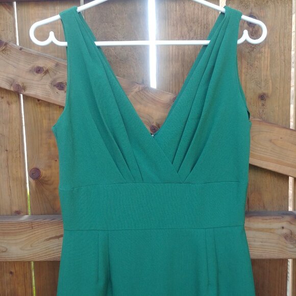 Stop Staring! emerald green sleeveless sheath dress marked XL fits like M. - Picture 5 of 14